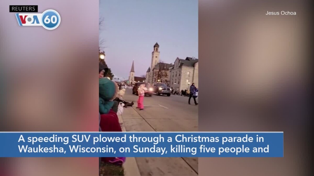 VOA60 America Five Dead, More than 40 Injured After Vehicle Mows Down