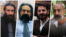 Undated images of four Iranian Dervish activists sent into internal exile in Iran after being released from prison from March to May 2020. From left to right: Saeed Soltanpour, Reza Entesari, Sina Entesari and Saeed Dourandish (VOA Persian)