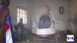 Repairman Builds Helicopter From Scrap Metal in Malawi