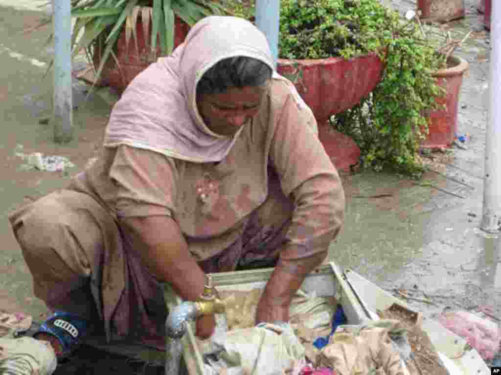 Flood Relief Camp in Nowshera, Pakistan