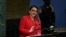 FILE - Honduras President Xiomara Castro addresses the 77th Session of the United Nations General Assembly at U.N. headquarters in New York, Sept. 20, 2022.