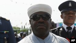 Le président du Gabon Ali Bongo, 29 mai 2015.