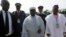 FILE - Gabon's President Ali Bongo Ondimba arrives in Abuja , Nigeria, May 29, 2015.