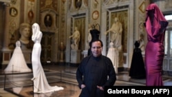 Azzedine Alaïa à Rome le 10 juillet 2015.