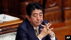 아베 신조 일본 총리. (자료사진)