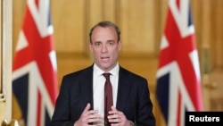 İngiltere Dışişleri Bakanı Dominic Raab.