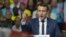 Ứng cử viên tổng thống Pháp Emmanuel Macron diễn thuyết trong một cuộc tập hợp tại thành phố Lyon, Pháp, ngày 4 tháng 2, 2017.