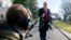 President Donald Trump speaks to the media as he leaves the White House,Feb. 23, 2020, in Washington, en route to India. 