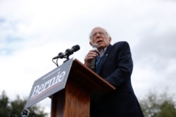 Democratic presidential candidate Sen. Bernie Sanders, I-Vt., speaks during a campaign event, Feb. 28, 2020, in Columbia, S.C.