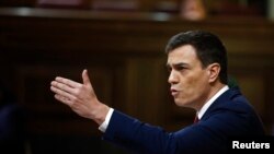 Le chef du Parti socialiste espagnol Pedro Sanchez à Madrid, Espagne, 2 mars 2016. 