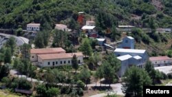 General view shows Sos Enathos mine in Lula, Italy, May 10, 2023. (REUTERS/Federico Maccioni)