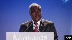 Le président de la Commission de l'Union africaine Moussa Faki à Kigali, Rwanda, le 7 avril 2019.