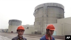 上海西南方125公里处的秦山核电站