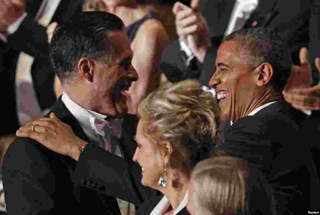 Ikki nomzod - Mirr Romni va Barak Obama