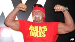 Le catcheur américain Terry Bollea allias Hulk Hogan
