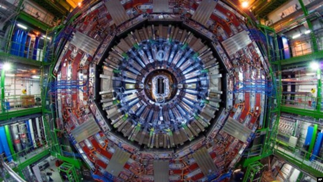 FILE - CERN's Large Hadron Collider, near Geneva.