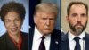 도널드 트럼프 전 대통령의 '2020 대선 결과 뒤집기' 관련 혐의 재판을 맡은 타니아 처트칸(왼쪽) 판사와 트럼프(가운데) 전 대통령, 그리고 잭 스미스 특별검사.