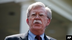 FILE - US National Security Adviser John Bolton 