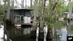 Yes, people live (somewhat primitively) in the heart of the swamp. Or at least keep fishing cabins - and lots of mosquito repellant - there