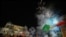 Italy's fans celebrate in Rome, Monday, July 12, 2021, after Italy beat England to win the Euro 2020 soccer championships in a final played at Wembley stadium in London.