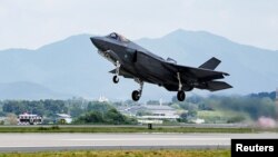 Воздушна вежба како дел од годишната заедничка воена вежба меѓу Јужна Кореја и САД