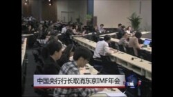 中国央行行长取消东京IMF年会