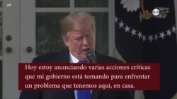 El presidente Donald Trump declaró emergencia nacional