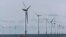 (FILE) Offshore windmills in the North Sea near the village of Blavandshuk near Esbjerg, Denmark.