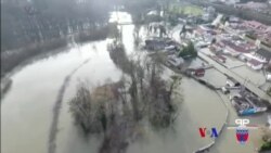 2018-1-29 美國之音視頻新聞: 巴黎塞納河水位高漲，清理工作需數週