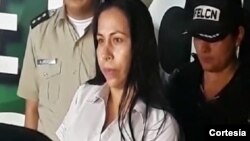 Dora Vallejos, sospechosa narcotraficante boliviana conocida como la "Reina del Norte", fue detenida por la policía el miércoles 12 de febrero de 2020. Foto: Cortesía. 