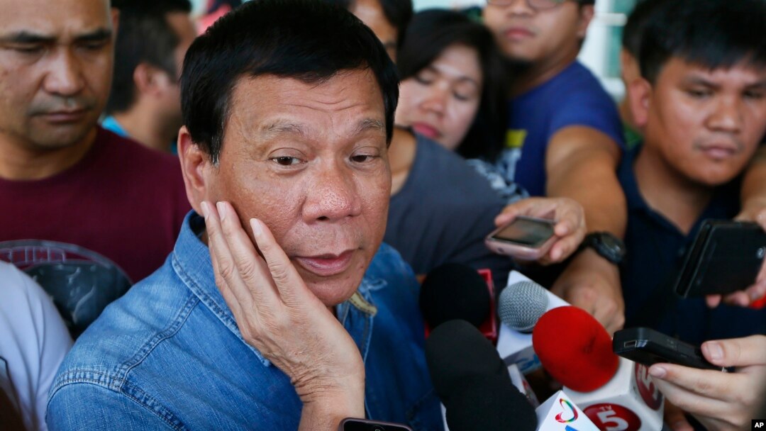 Walikota Davao, Rodrigo Duterte menjadi calon favorit dalam pilpres Filipina (foto: dok).