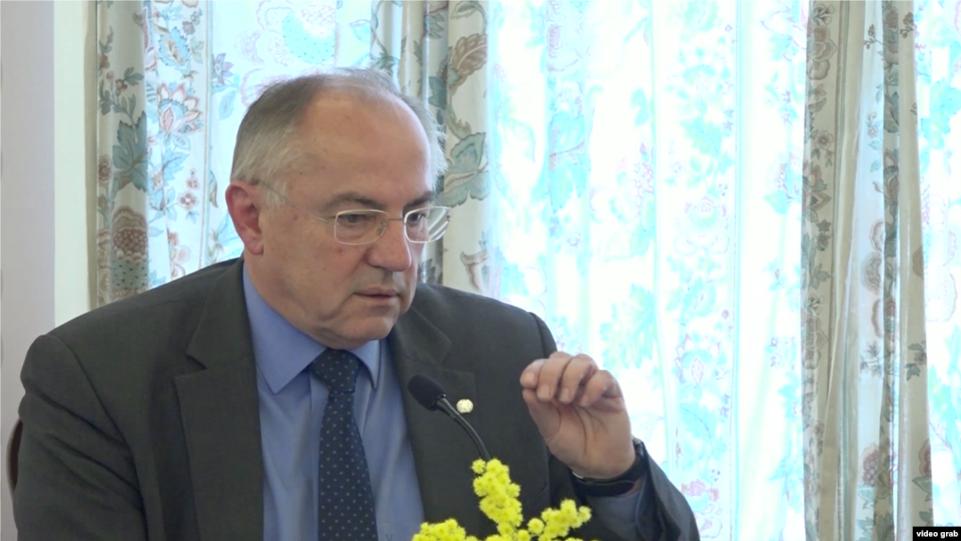 Poslanik nemačkog Bundestaga iz Socijaldemokratske partije Josip Juratović na skupu o evrointegracijama Srbije, u Beogradu, 18. februara 2020. 