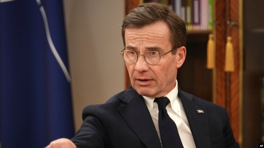 Thủ tướng Thụy Điển Ulf Kristersson.