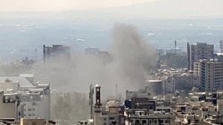 تصویری از انفجارها در منطقه شهرک غرب و سعادت‌آباد