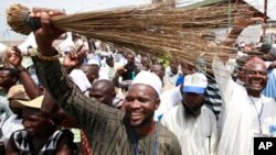 Buhari Yayi Gangami a Kano. (File Photo)