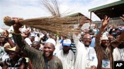 A typical political rally in Nigeria