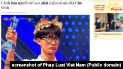 Pháp Luật Việt Nam đăng bài về Chu Ngọc Quang Vinh, 2/9/2024.