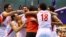 قهرمانی والیبال ب ایران در دبی
