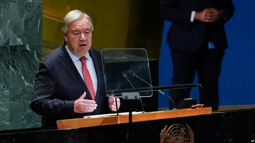 Tổng thư ký Liên Hợp Quốc António Guterres.