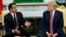 Президент США Дональд Трамп принял в Белом доме шейха Катара Тамима бин Хамада аль-Тани. Вашингтон. 10 апреля 2018 г. 