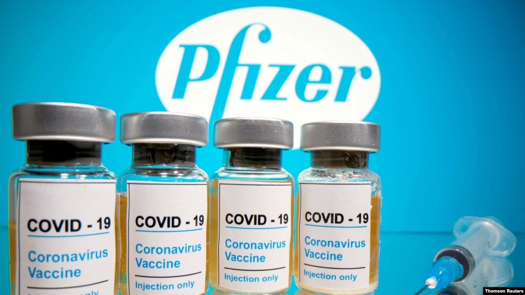 FILE PHOTO: Pfizer vaccine photo illustration