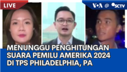 Laporan VOA untuk SCTV: Nobar Sambil Menunggu Hasil Pemilu Amerika 2024