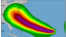 Posible trayectoria del huracán Florencia en imagen provista por el Centro Nacional de Huracanes. Según pronósticos, Florence podría afectar la costa sudeste de EE.UU. desde el norte de Florida hasta la zona del Atlántico Medio que incluye Nueva York, Nueva Jersey, Pensilvania, Delaware, Maryland, Washington D.C., Virginia y Virginia Occidental.