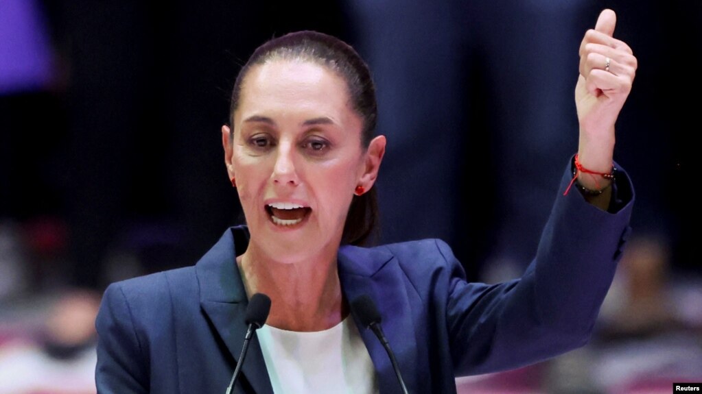 La vicepresidenta electa de México, Claudia Sheinbaum, durante un evento en la Ciudad de México el 8 de junio de 2024.