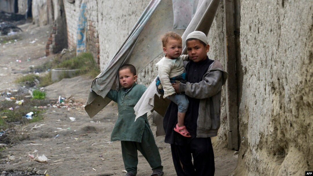 Afg'onistonlik qochoqlarning farzandlari