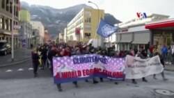 Երթ դեպի Դավոս՝ ի պաշտպանություն կայուն կլիմայի