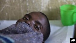 Un patient soigné au centre hospitalier Don Bosco à Goma.