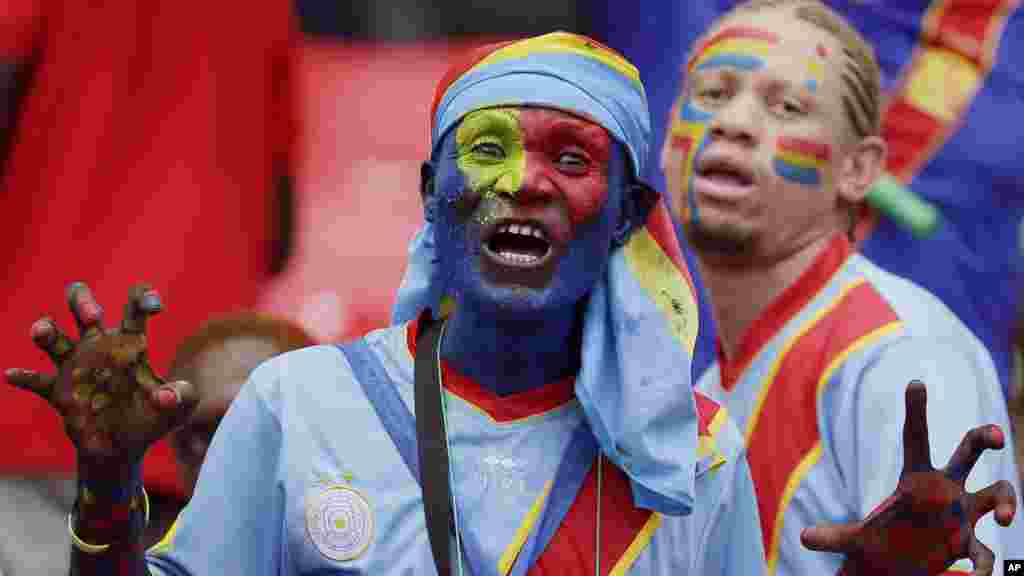 Des supporters des Léopards