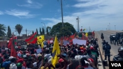 Protesto em Luanda, Angola, 23 de novembro 2024. Fotografia de Coque Mukuta