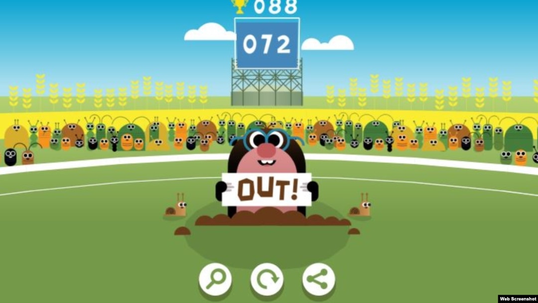 Google's doodle on June 13 celebrated the International Cricket Council Champions Trophy tournament.